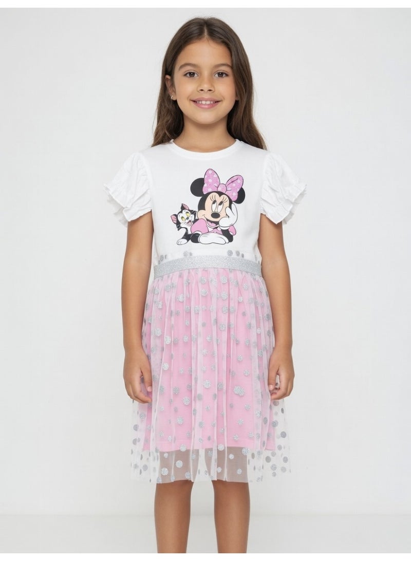 Minnie Mouse | Tulle Dress | White - Image 3